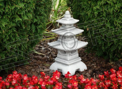 Japanese Garden Lamps Decoration Lighting White Natural Bird Bath